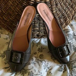 Enzo Angiolini Leather Backless Shoes…NWOT